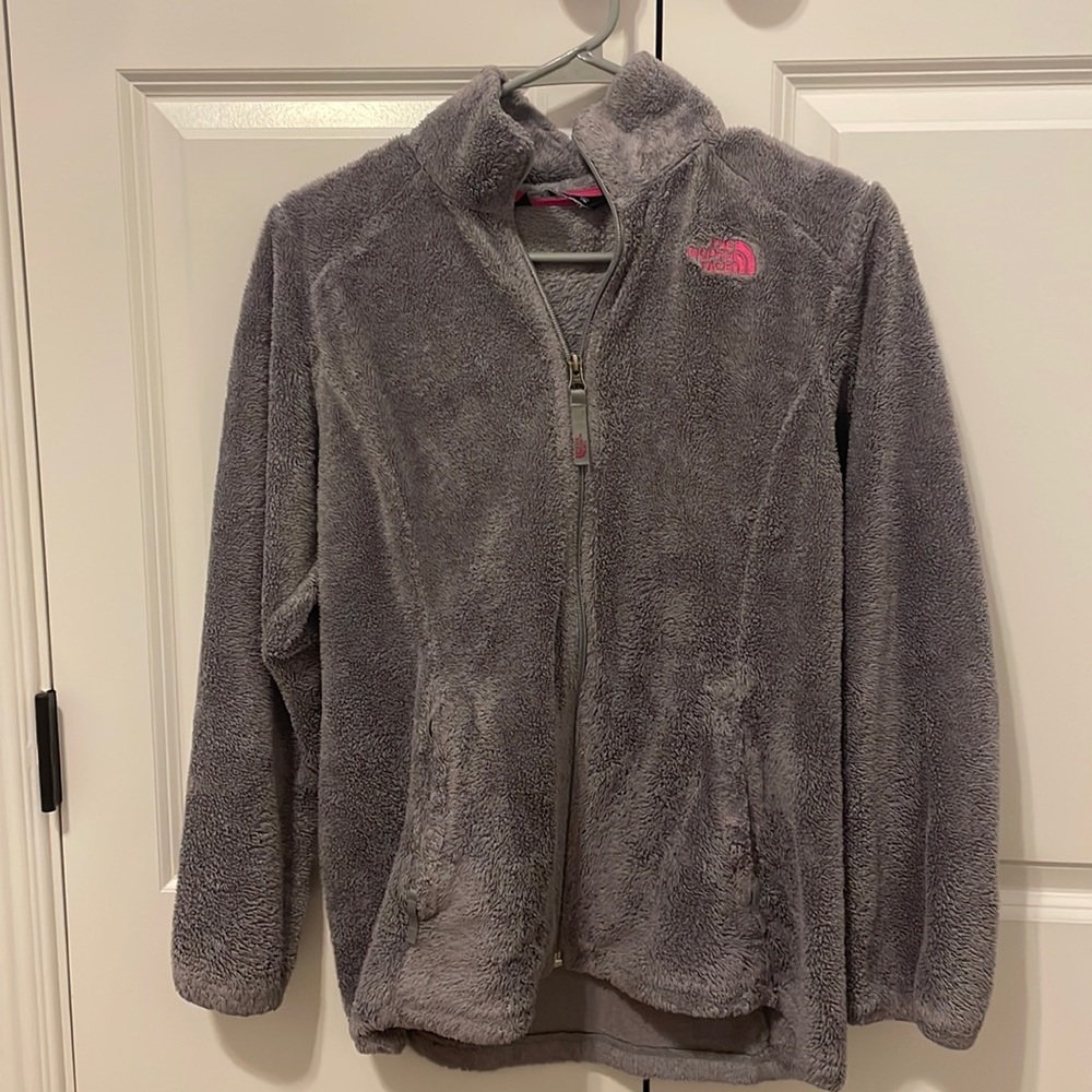The north face zip up jacket